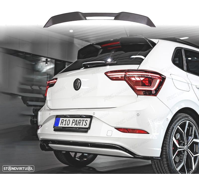AILERON SPOILER TETO VOLKSWAGEN VW POLO 22- LOOK GTI - 1