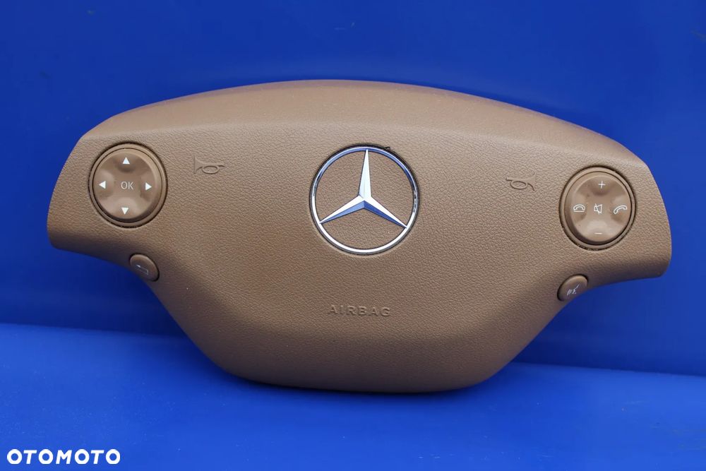 Airbag poduszka kierowcy brąz stan BDB OE Mercedes W221 W216 CL - 8