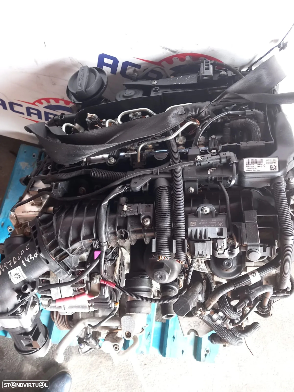 Motor BMW 118D F20/F21 330D F30/F31 2.0 143cv Ref: N47D20C - 6