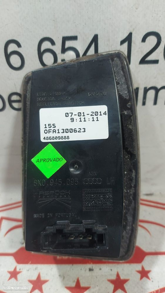 Plafonier Luz Luzes Interior Tras Tampa Mala Audi A1 8X Original - 3