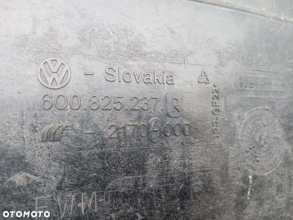 Osłona płyta pod silnik Skoda Fabia I 1.4 16V 6Q0825237R - 4