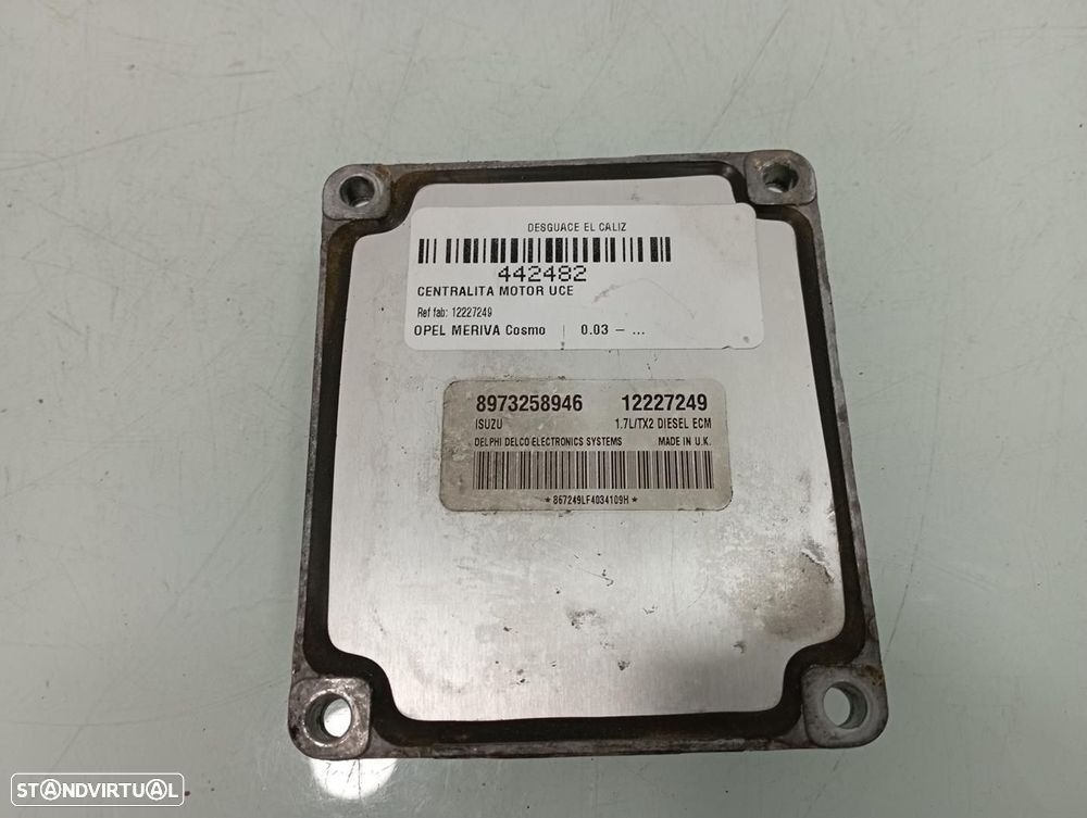 CENTRALINA MOTOR UCE OPEL MERIVA A LIMUSINA 2005 - 3