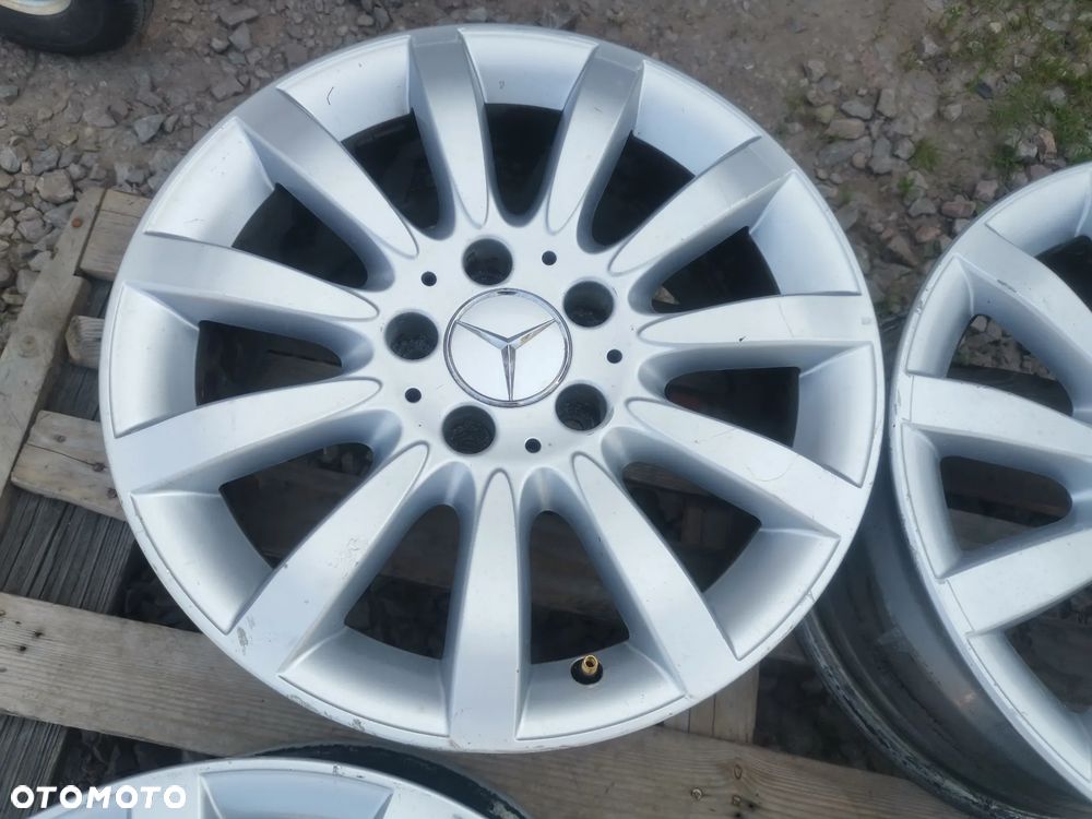 ALUFELGI FELGI ALUMINIOWE ORYGINAŁ MERCEDES 5X112 R16 ET42 7,5Jx A2114015702 - 6