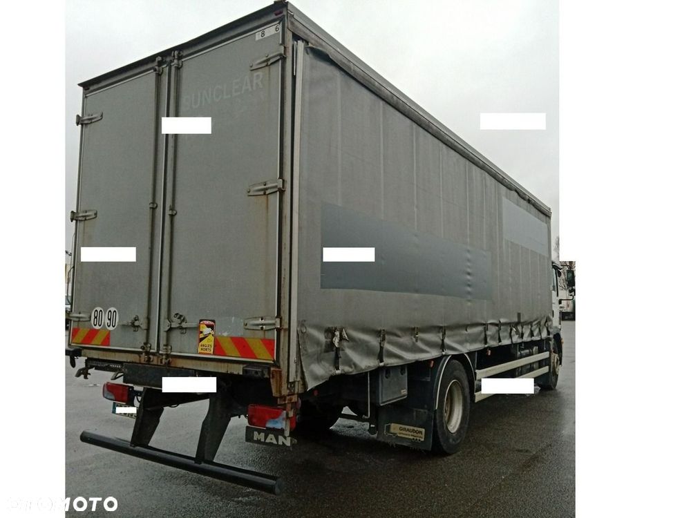 MAN TGM 18.290 Euro 6 kontener firanka 20 pal Sprowadzony klima - 2