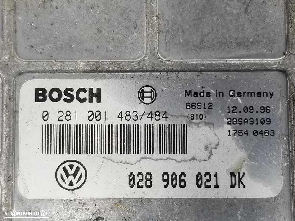 CENTRALINA MOTOR UCE SEAT CORDOBA 1999 -028906021DK - 4