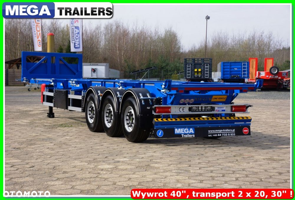 Mega 65 m³ wywrotka na kontener 40 Ft / do 44,0 T DMC zestawu !!! - 5