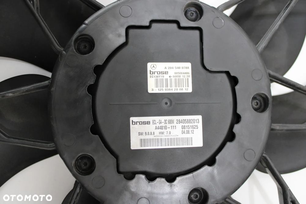 Wentylator chłodnicy OE Mercedes CLS W218 C218 A2045000293 A2045400788 - 11