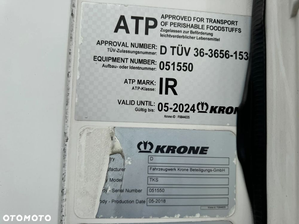 Krone Chłodnia ,Doppelstock,Multitemp. Carrier Vector 1950Mt - 34