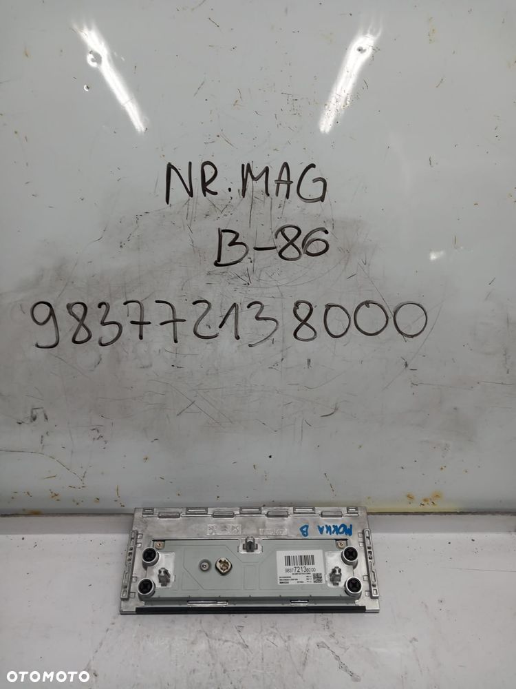 EKRAN WYŚWIETLACZ RADIO NAWIGACJA OPEL MOKKA II B 9837721380 - 2