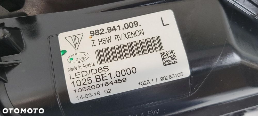 LAMPA LEWA PRZEDNIA XENON LED PORSCHE BOXTER 2016- 982941009 - 7