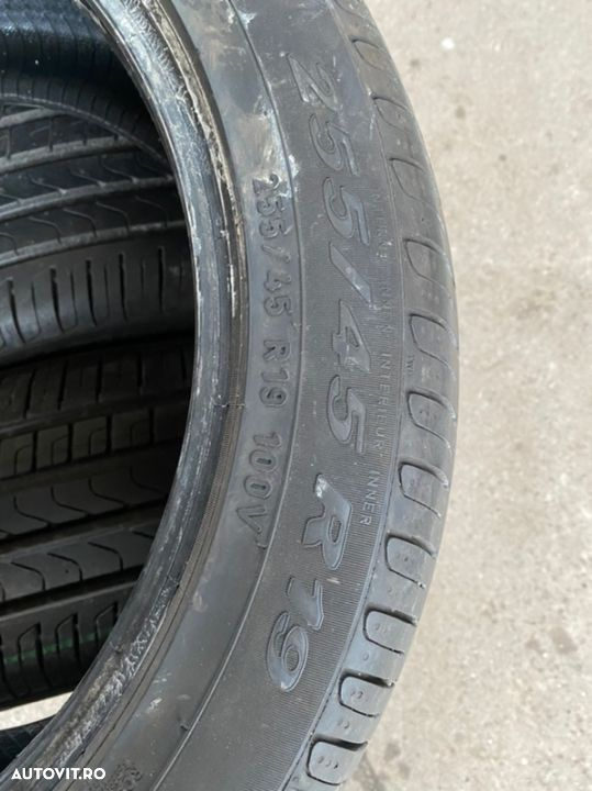 vand 4 anvelope 255/45/19 pirelli de vară ca noi - 5