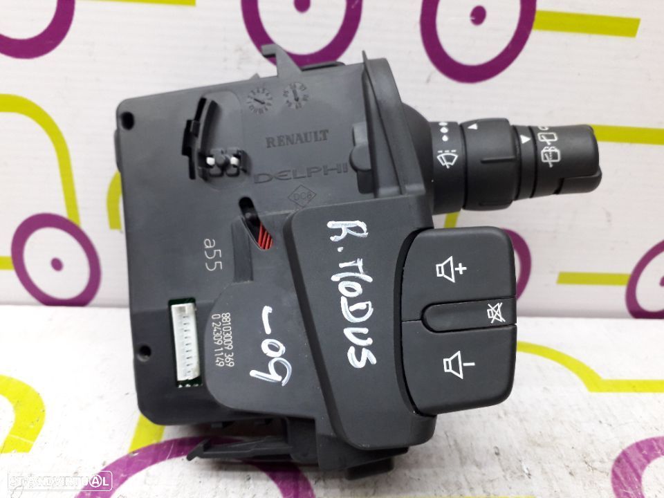 Comutador Limpa Vidros Renault Modus 1.2 i 75Cv de 2009 - Ref: 88103009369 - NO300030 - 3