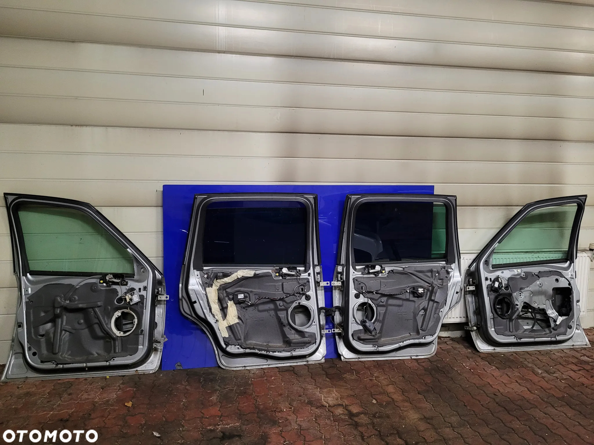 KOMPLET DRZWI LEWY PRAWY PRZÓD TYŁ FORD GALAXY II MK2 BLENDA KLAPY - 2