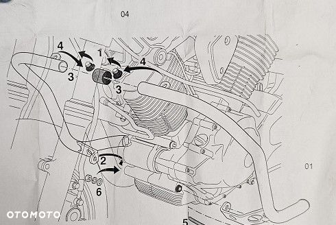 Gmole Crash Pady Silnika Yamaha BT 1100 Bulldog  5JN-W0741-00 - 9