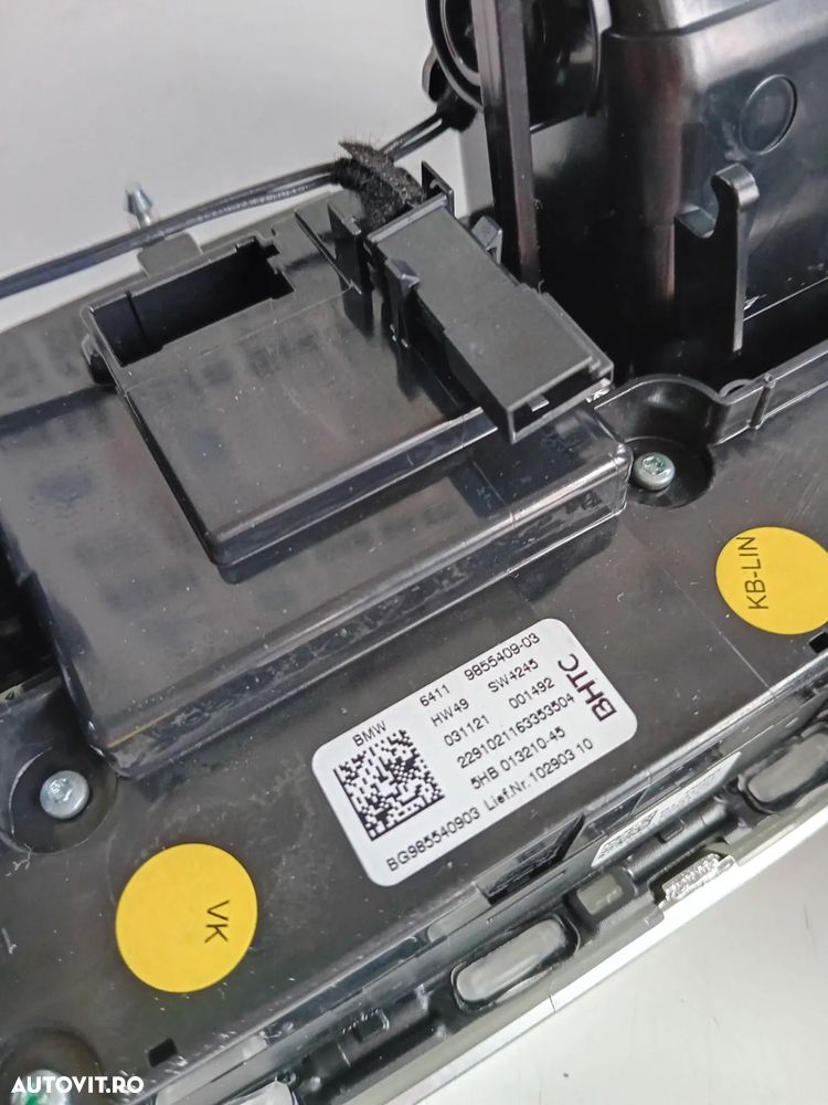 Panou Modul Climatronic BMW G20 G21 G22 G23 G26 – Cod OEM 9855409 - 3