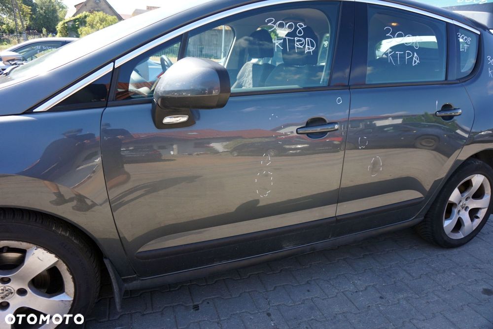 DRZWI PRZEDNIE LEWE 3008 I KTPD  SZARY PEUGEOT 2009-2013 - 4