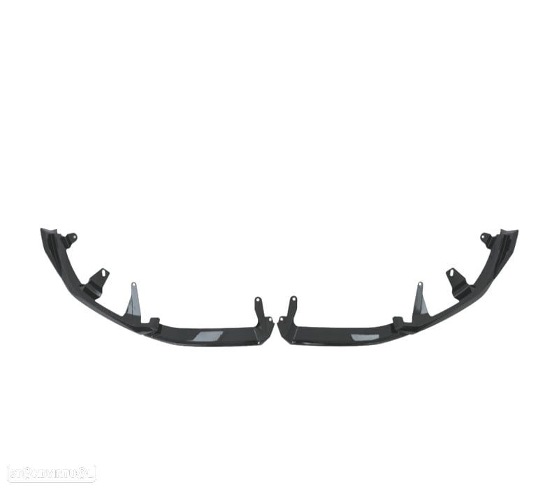 SPOILER LIP FRONTAL BMW G60 23- LOOK M PERFORMANCE PRETO BRILHANTE - 4