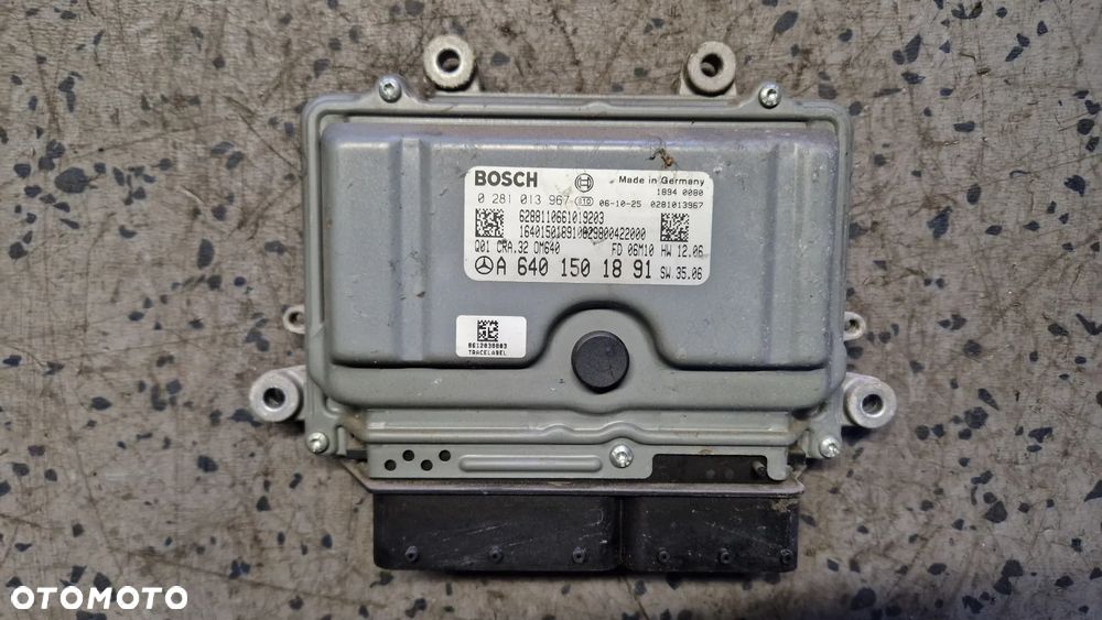 MERCEDES W169 W245 2.0CDI STEROWNIK SILNIKA A6401501891 - 1