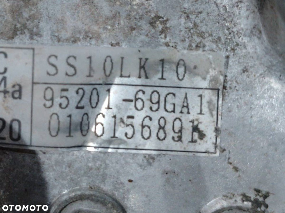 POMPA, SPRĘŻARKA KLIMATYZACJI SUZUKI IGNIS ( 00-05 ) 1.3 B 95201-69GA1 - 2