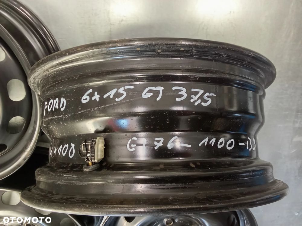 Felgi Ford Fiesta B-Max EcoSport 6Jx15 et37,5 4x108 CZUJNIKI - 6