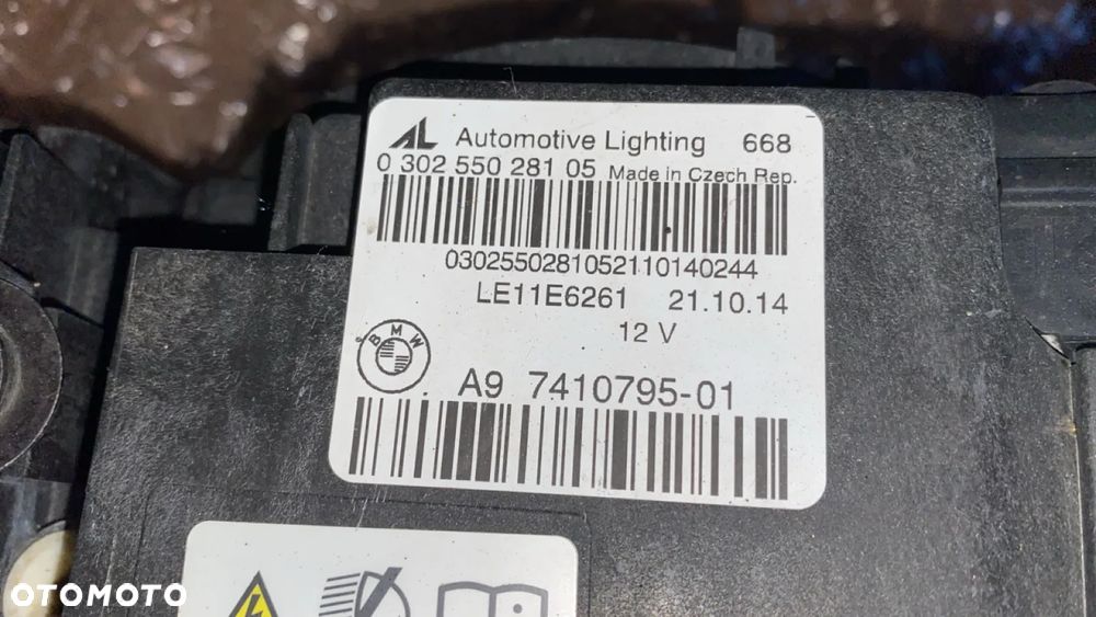 BMW 4 F32 F33 F36 LAMPA XENON SKRĘTNY LEWY USA 7410795 KOMPLETNA - 8