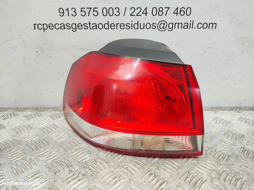 Farolins traseiros trás direito esquerdo originais Volkswagen Golf VI 5K Carro 3 e 5 portas de 2008 a 2013 - 9