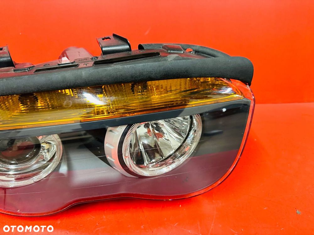 LAMPA PRAWA BMW E65 BI XENON NIE SKRĘTNA BDB EUROPA POMARAŃCZ - 3
