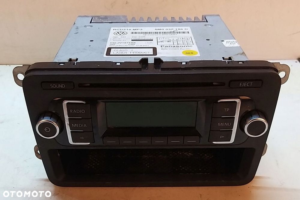 RADIO FABRYCZNE CD MP3 5M0035156D POLO 6R 09-17 - 1