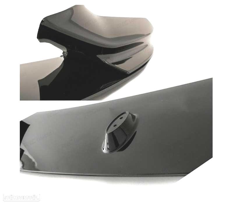 SPOILER LIP FRONTAL BMW F10 F11 10- LOOK M PERFORMANCE PRETO BRILHANTE - 4