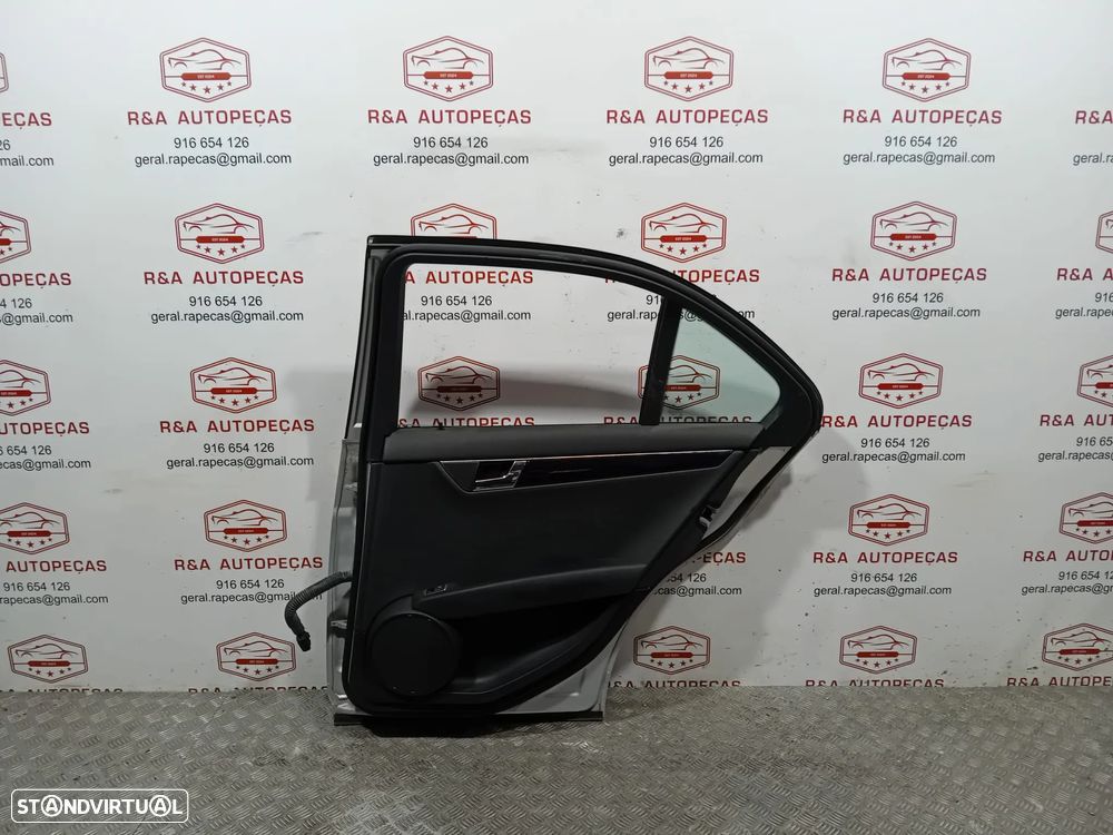 Porta Trás Traseira Direita Mercedes Class C W204 Sedan Carro Original - 7