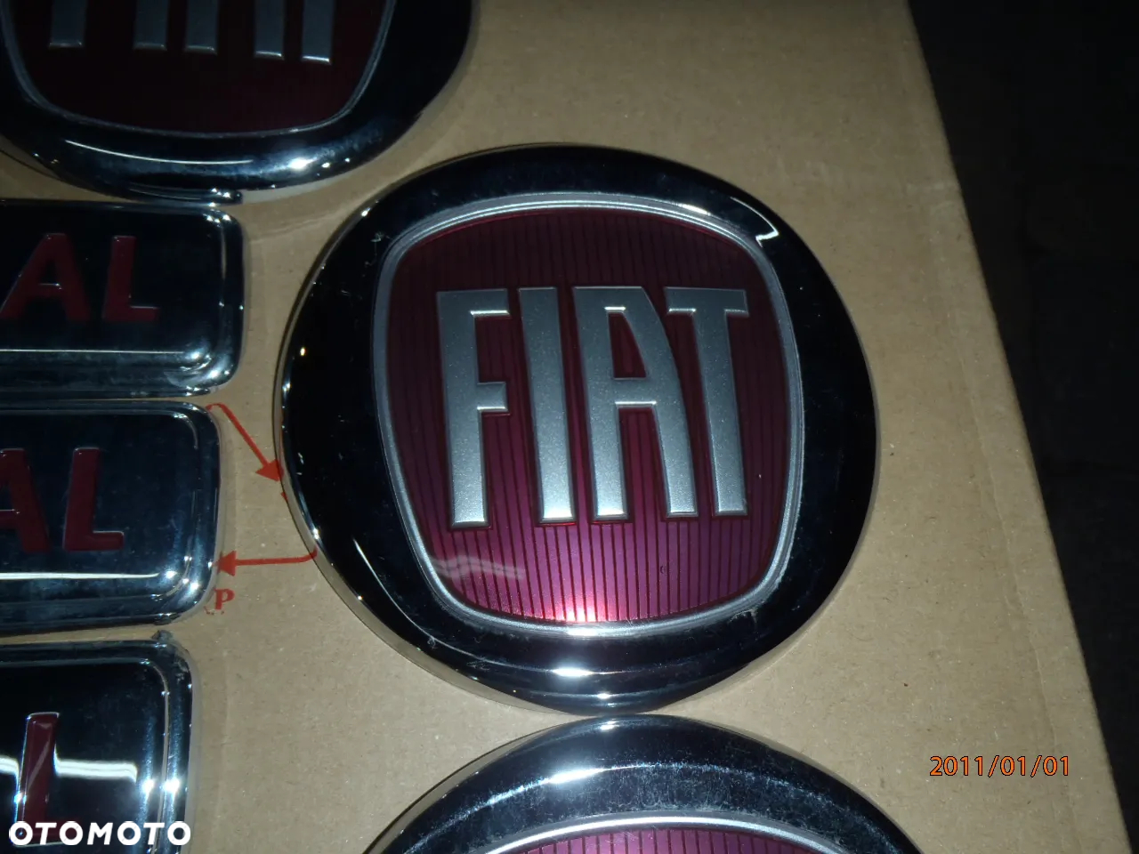 LOGO EMBLEMAT ZNACZEK NAPIS ducato maxi professional FIAT ducato fiorino scudo doblo TALENTO oryginał nowe - 15