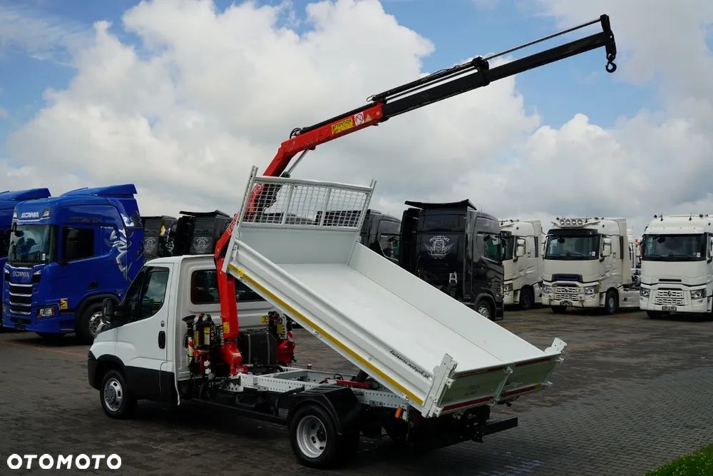 Iveco DAILY 35-150 / WYWROTKA + HDS FASSI F32A / MAX 995 KG UDŹWIG / WYSÓW 5,5 M / SPROWADZONY - 5