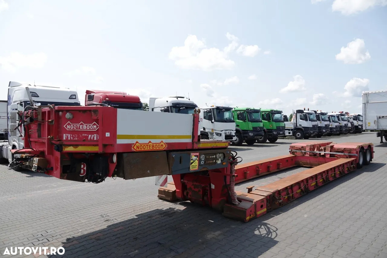 Nooteboom TIEFBET DETASABILE / ȘASIU JOS / EXTENSIBIL / OSI DE DIRECȚIE / Lungime 22 m / PORTATOR / TROLIU - 29