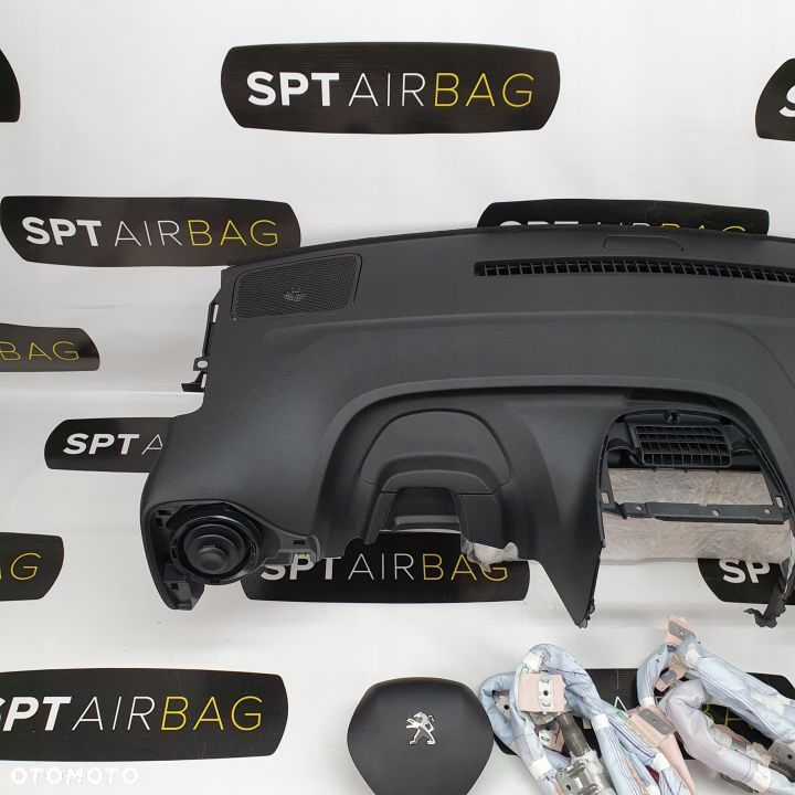 PEUGEOT 108 DESKA ROZDZIELCZA KONSOLA KOKPIT PULPIT PODUSZKI AIRBAG AIR BAG PASY KIT SET - 2