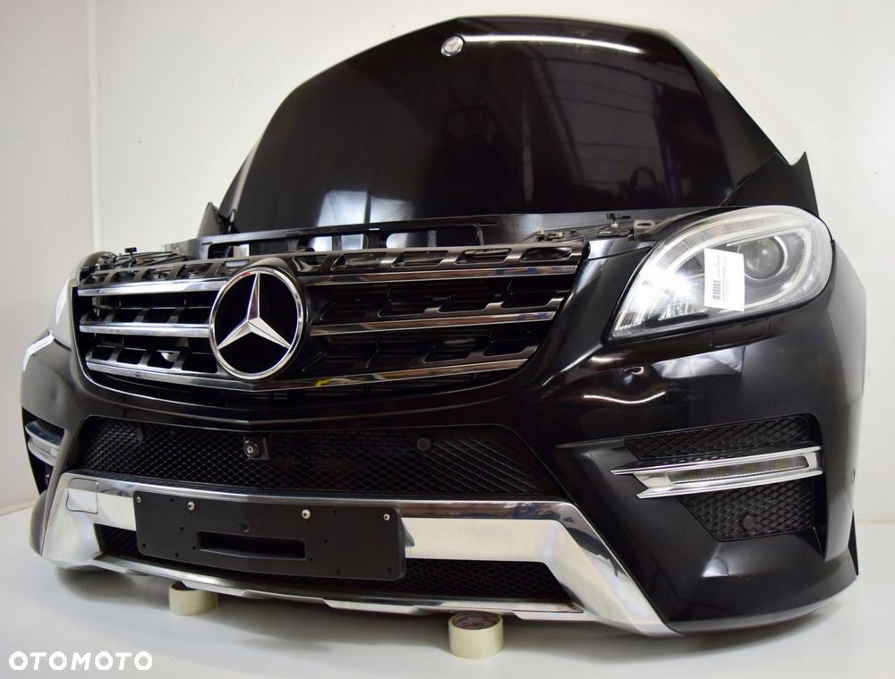 MERCEDES ML W166 AMG PRZÓD MASKA LAMPY ZDERZAK PAS - 5