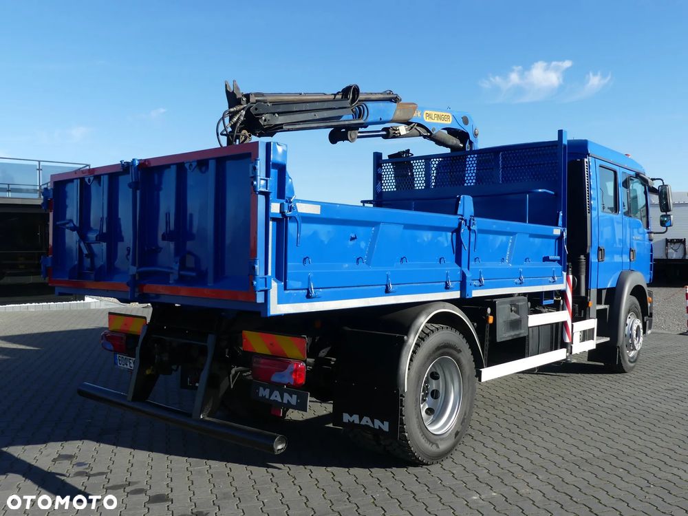 MAN TGM 18.240 / WYWROTKA + HDS / ŁYŻKA / DOKA / DŹWIG / - 9