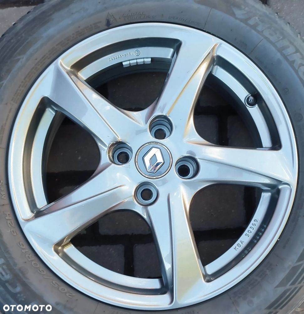 Felgi Aluminiowe Renault Captur Clio 16 Cali 4x100 6,5Jx16 Et40 Ø60,1mm Bdb - 2