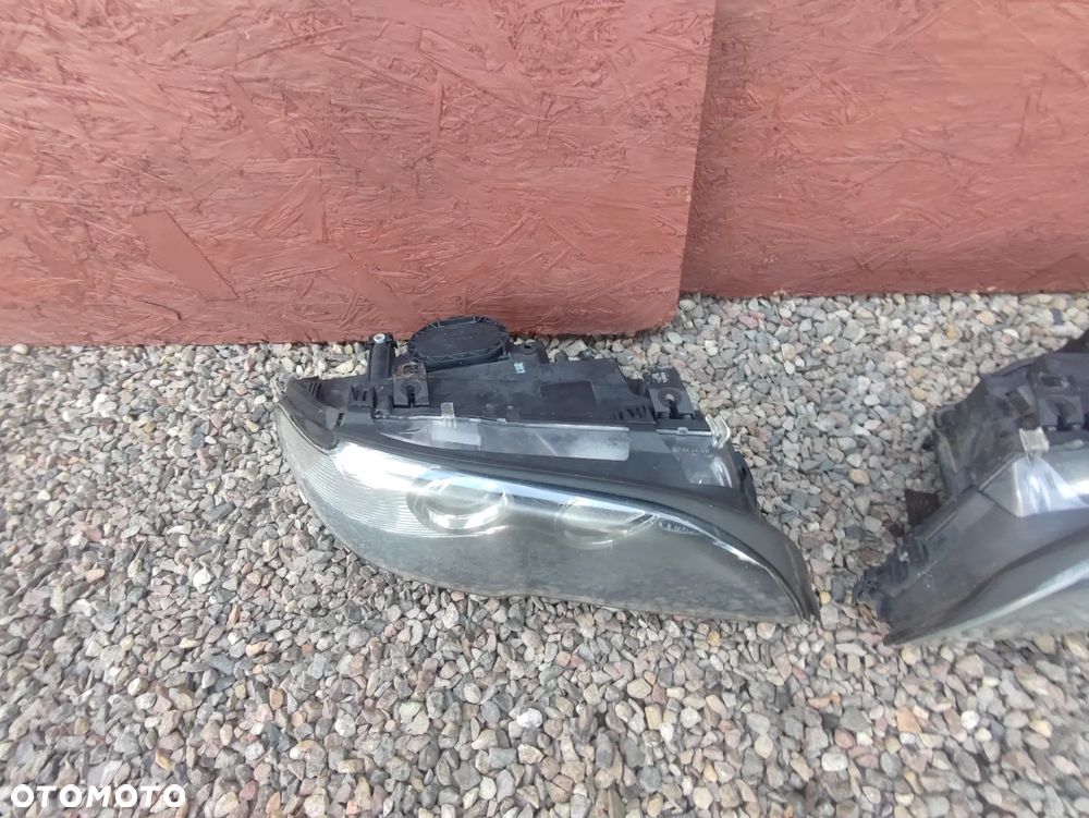 BMW E46 COUPE / CABRIO LIFT ( PO LIFT ) ORYGINALNE LAMPY PRZÓD MARKI AL Automotive Lighting LEWA / PRAWA EUROPA POD ŻARÓWKĘ H7 + BIAŁE KIERUNKOWZKAZY O NR. 63 12 7 165 889 / 63 12 7 165 890 / 63 12 7 165 919 / 63 12 7 165 920 OEM W BARDZO DOBRYM STANIE - 13