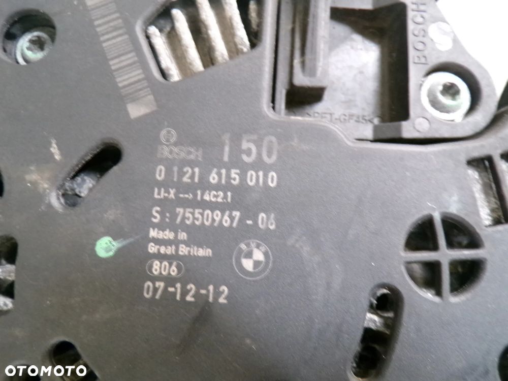 Alternator BMW E60 E90 N53b30 0121615010 - 3