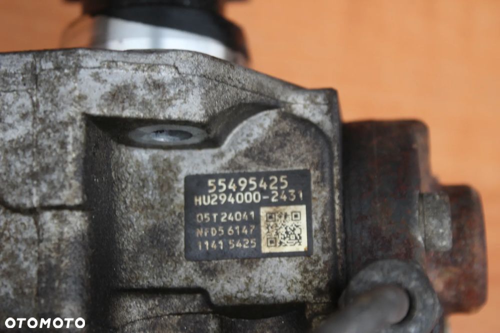 POMPA WTRYSKOWA PALIWA OPEL ASTRA J K MERIVA B MOKKA MOKKA X INSIGNIA 1.6 CDTI B16DTH 55495425 - 8