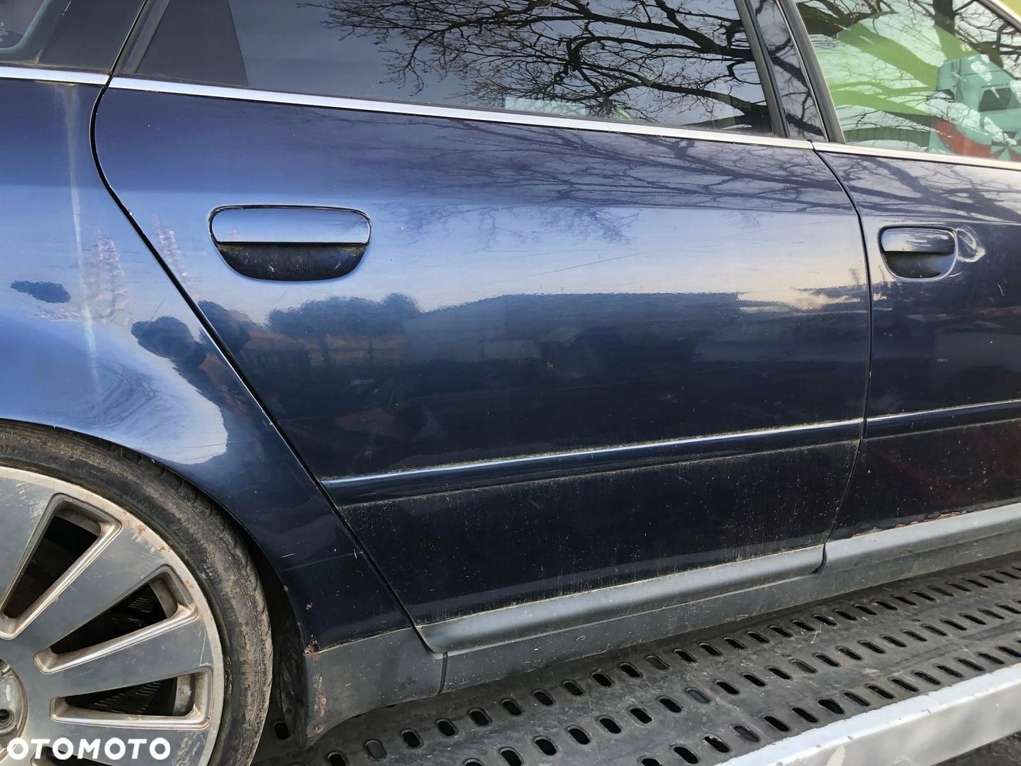 AUDI A6 C5 DRZWI TYLNE PRAWE NIEBIESKIE LZ5T - 1