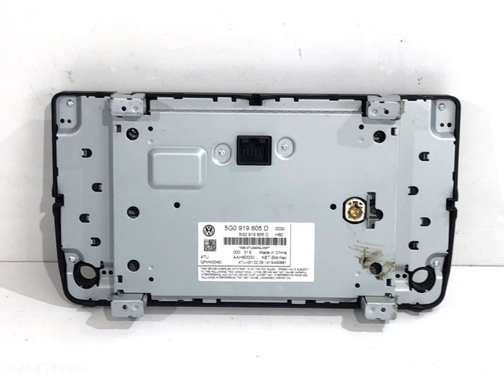 RADIO WYŚWIETLACZ - 349.00 PLN - VW GOLF VII (5G1, BQ1, BE1, BE2) 2012 - 2022 1.4 TSI 90 kW [122 - 3