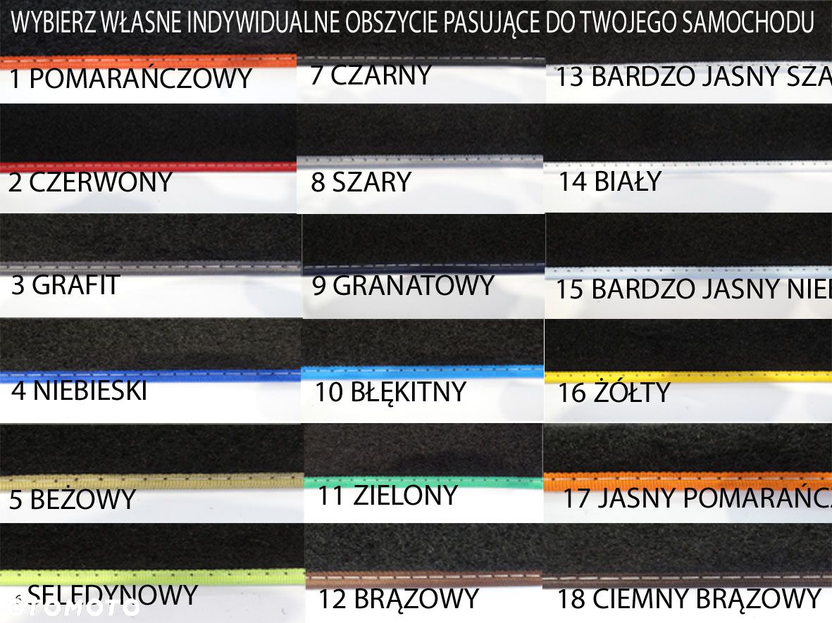 OPEL ZAFIRA B 2005-2011 DYWANIKI WELUROWE 8mm - 5