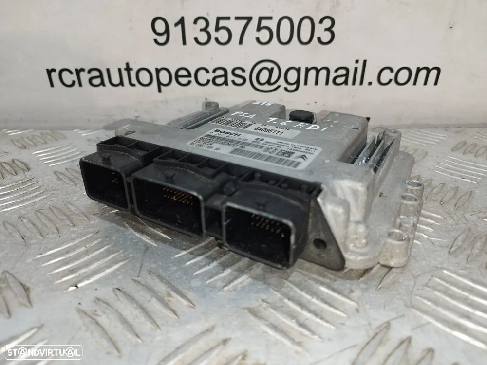 Centralina ECU motor Bosch Citroen C4 PSA 1.6 HDI - 4
