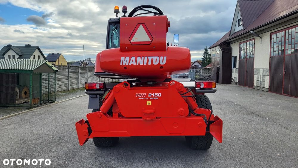 Manitou MTR 2150/ Ładowarka teleskopowa obrotowa  / Podnośnik koszowy sterowany z pilota/ - 7