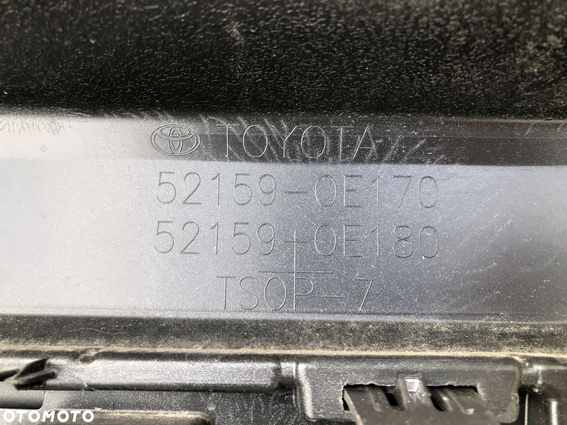 TOYOTA HIGHLANDER 2019- ZDERZAK TYLNY TYŁ CHROM DOKŁADKA SPOILER HOKEJ SENSOR MO - 16