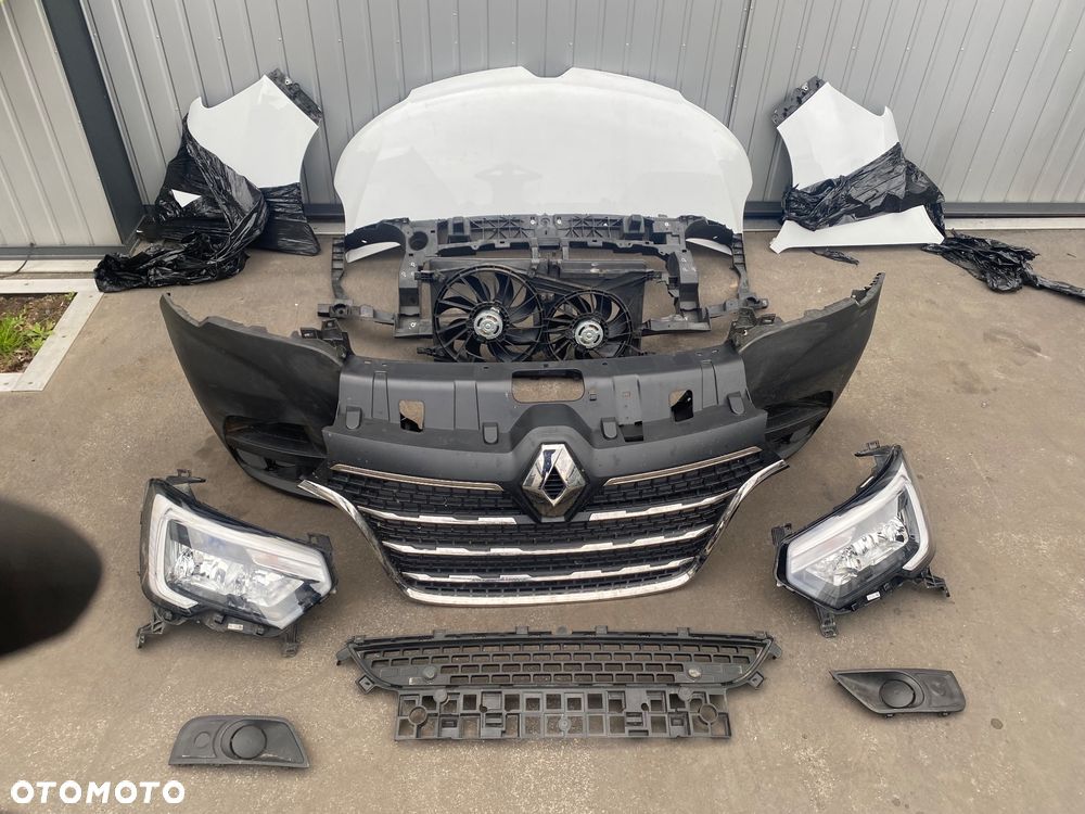 RENAULT MASTER 3 III  lift 4 IV 19-> Prawie Kompletny przód MASKA BŁOTNIK LAMPA przednia REFLEKTOR LAMPY ZDERZAK pas przedni pokrywa silnika CAŁY PRZÓD - 1