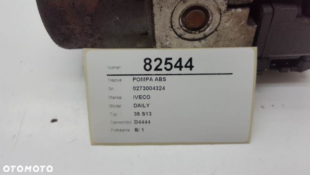 POMPA HAMULCOWA ABS IVECO DAILY IV 0273004324 - 2