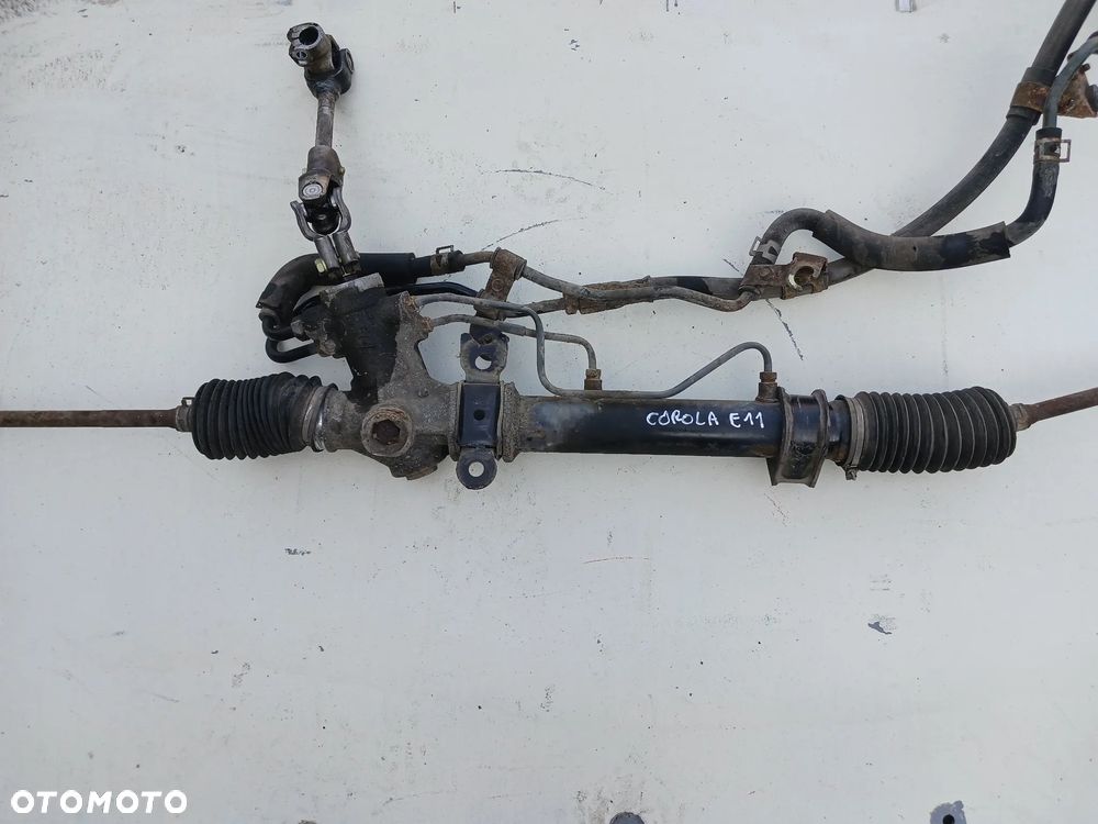 Przekładnia kierownicza maglownica Toyota Corolla E11 przewody wspomagania krzyżak drążek kierowniczy - 1