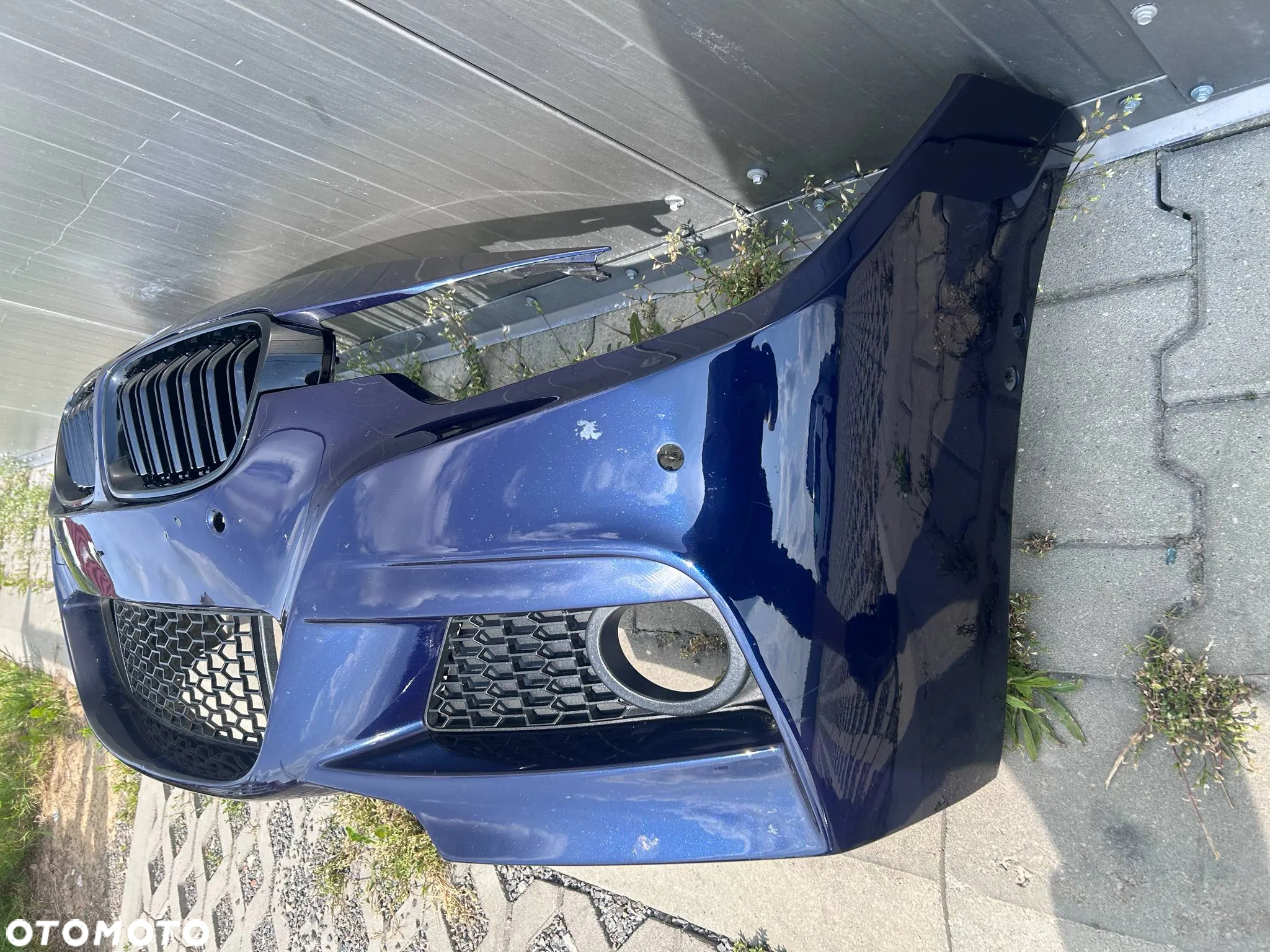 BMW 3 F30 F31 M-Pakiet Zderzak Przód Przedni Kompletny 6xPDC 2xKamera A89 Imperial Blue - 2